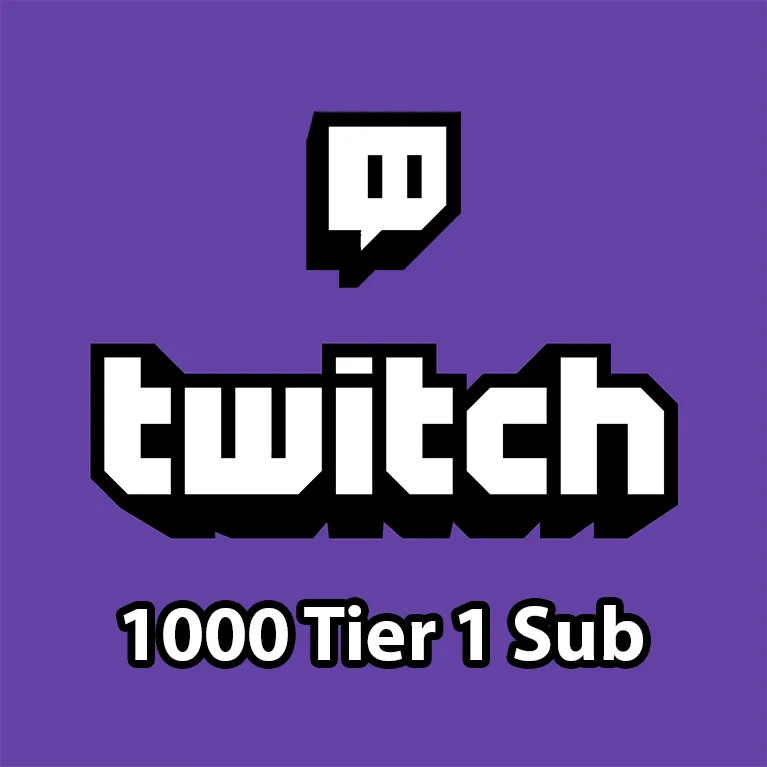 Twitch - 1000x Tier 1 Gifted Sub
