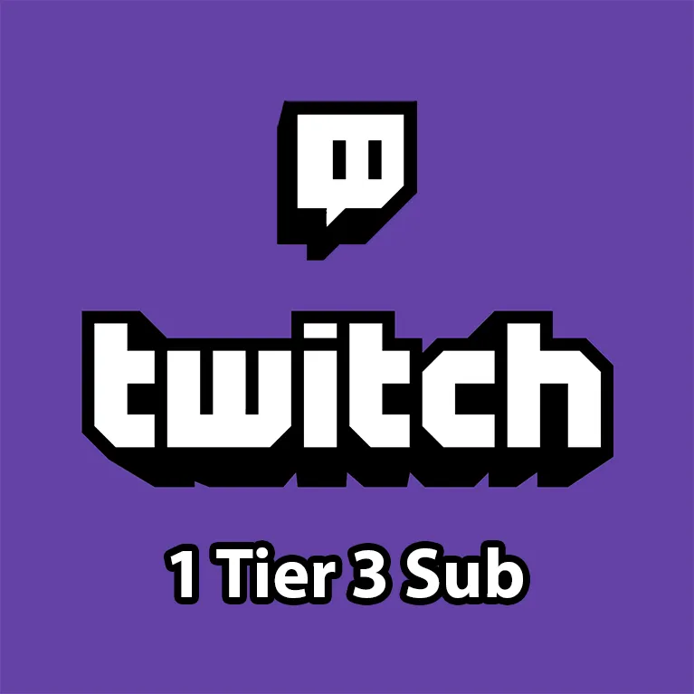 Twitch - 1x Tier 3 Gifted Sub