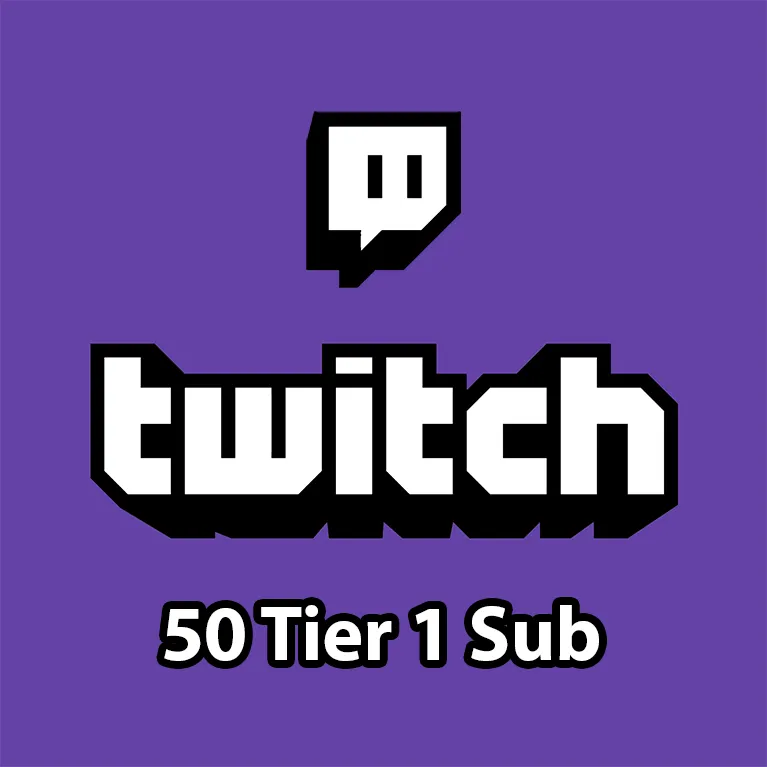 Twitch - 50x Tier 1 Gifted Sub